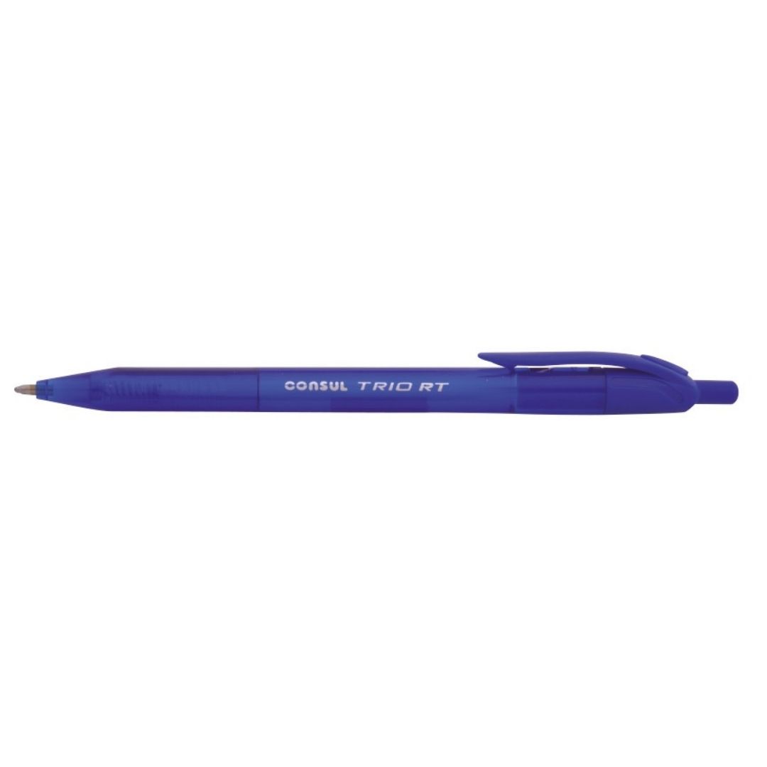 BOLIGRAFO RETRACTIL CONSUL TRIO AZUL - BOL.TRIRT.AZ