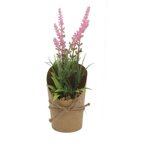 MASETA CARTON C/PLANTA ARTIFICIAL