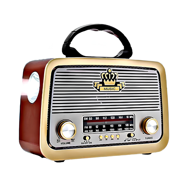 RADIO VINTAGE RECARGABLE RGB YG-1085 (novedad)