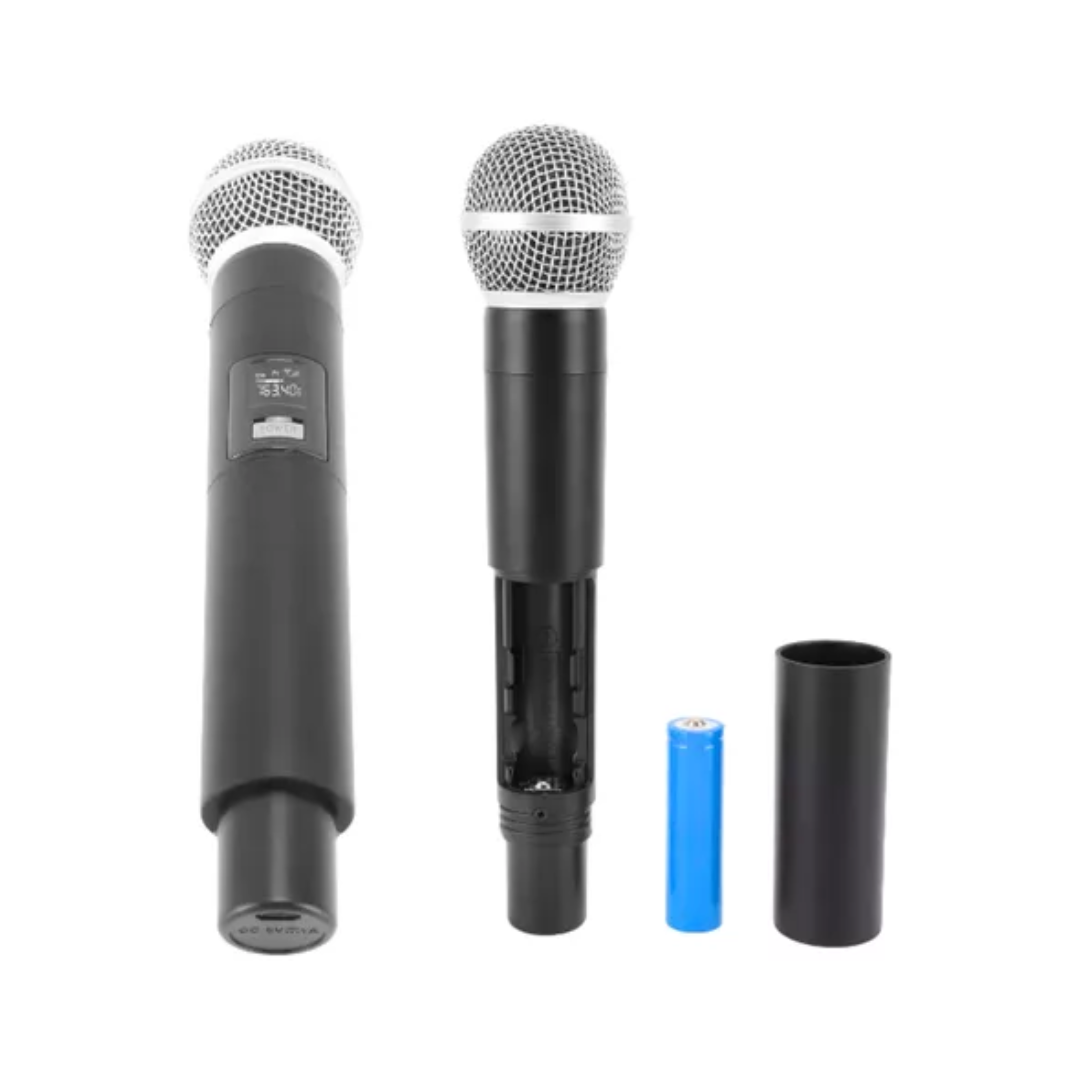 MICROFONO INALAMBRICO GE5-1 2.4 G CON RECEPTOR RECARGABLE