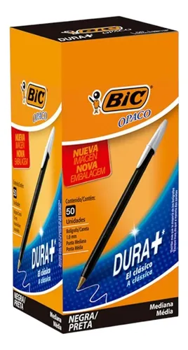Boligrafo BIC Opaca NEGRO Trazo Grueso