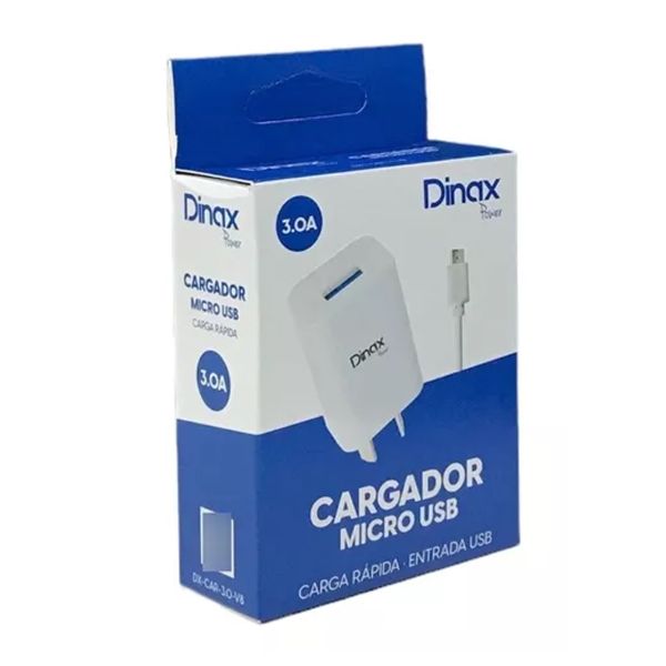 CARGADOR MICRO USB DINAX 3.0A