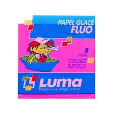 PAPEL GLACE FLUO