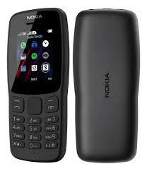 	TELEFONO CELULAR NOKIA 106 DUAL SIM LLAMADAS MENSAJES LINTERNA NEGRO