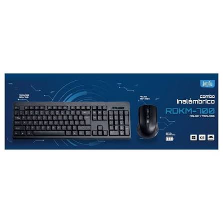 TECLADO+MOUSE INALAMBRICO RDKM-700 INT.CO